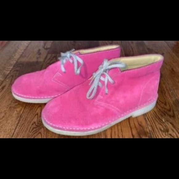 Pink kids desert boots (size 2 wide fits larger) - Picture 4 of 4